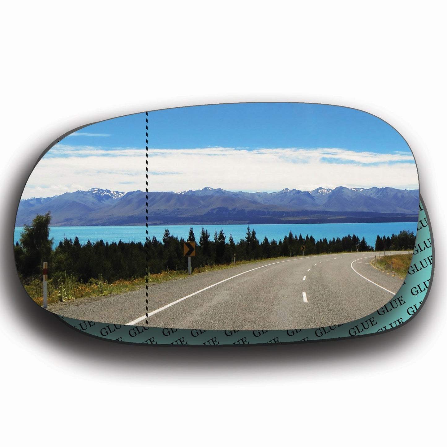AGCP Spiegelglas für Hyundai Sonata 3 1993 - 1998