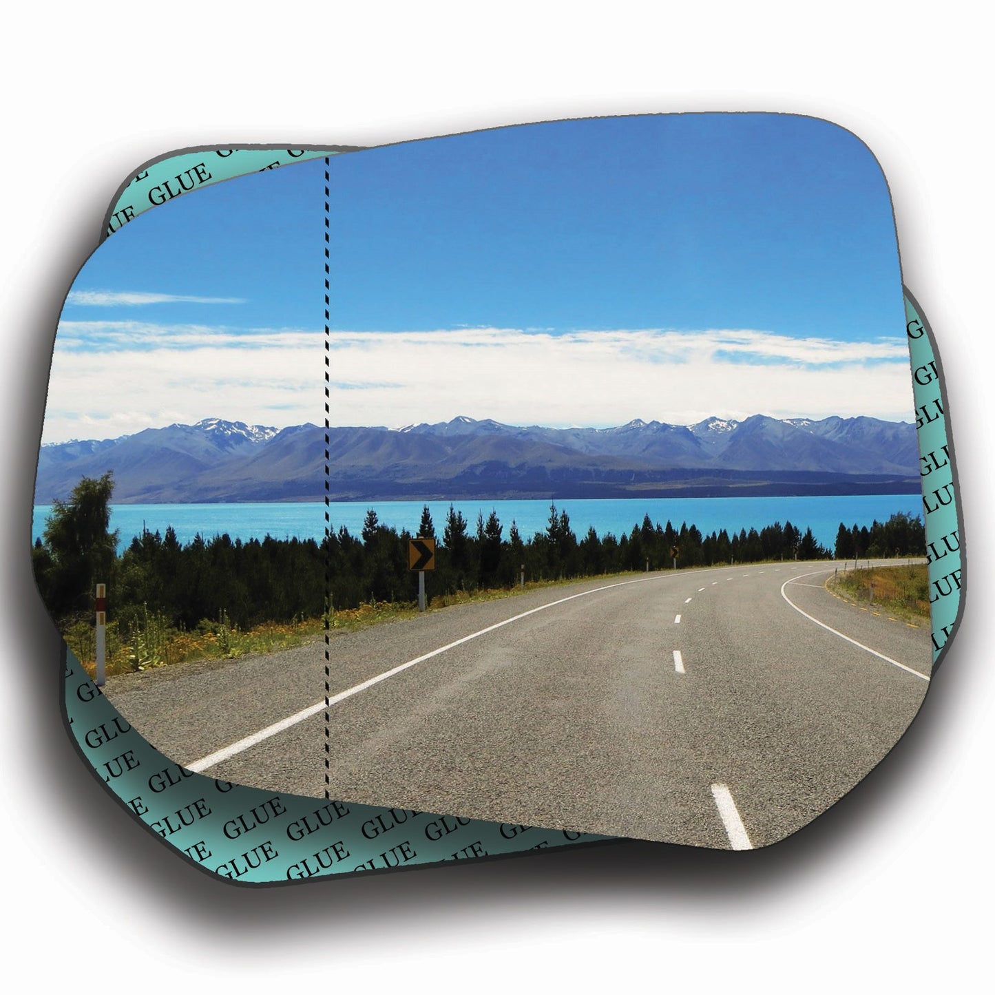 AGCP Spiegelglas für Ford Transit Connect 2013 - 2022