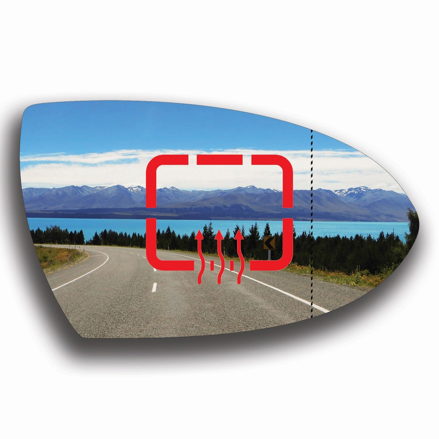 AGCP Spiegelglas Beheizt für BMW M6 2005 - 2010