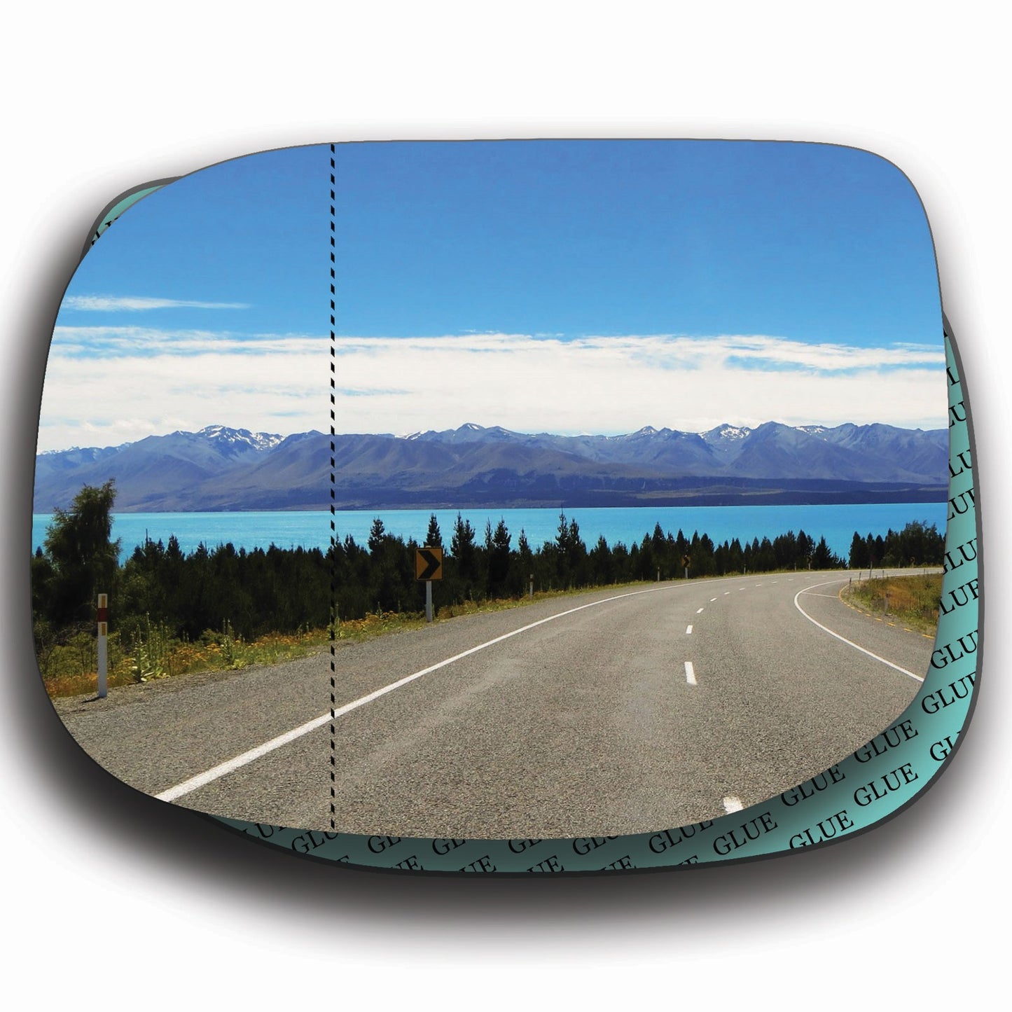 AGCP Spiegelglas für Ford Tourneo Courier 2014 - 2024