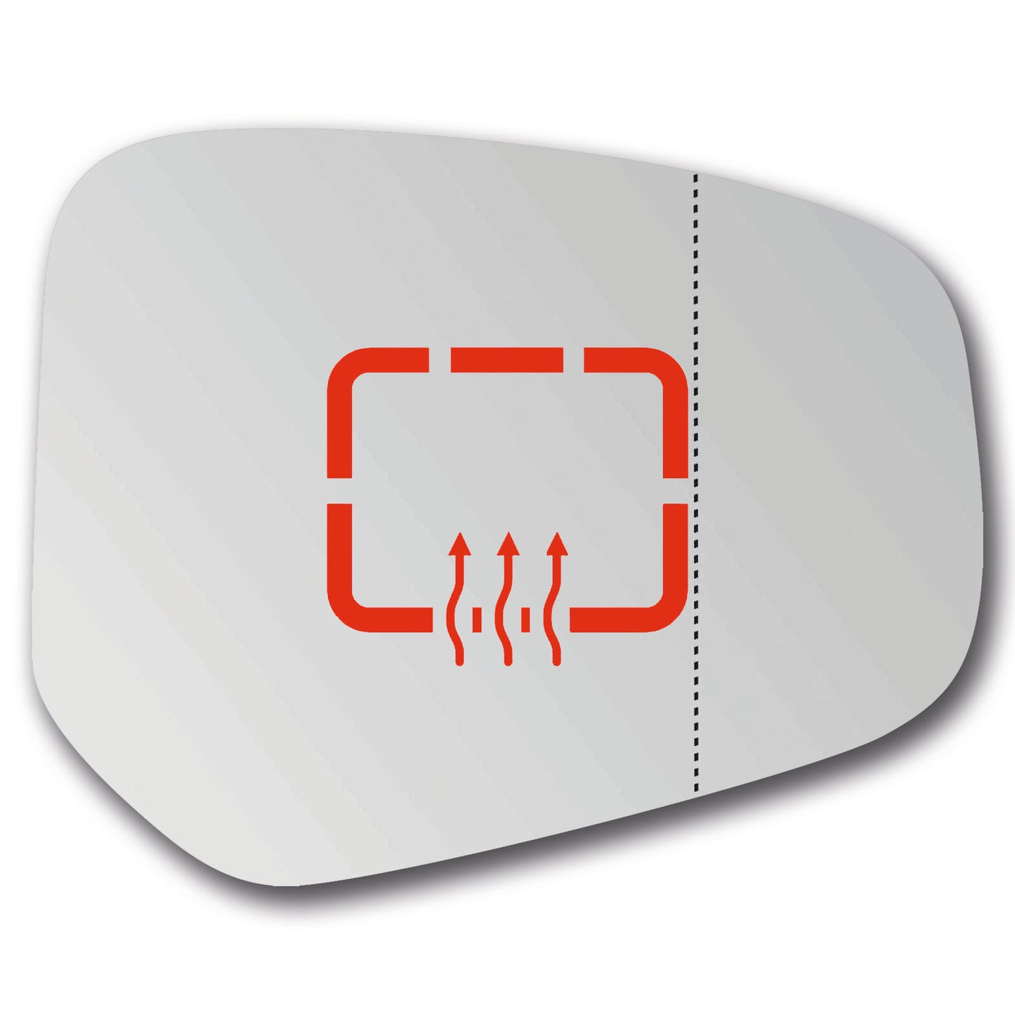 AGCP Spiegelglas Beheizt für Ford Transit Courier 2014 - 2025