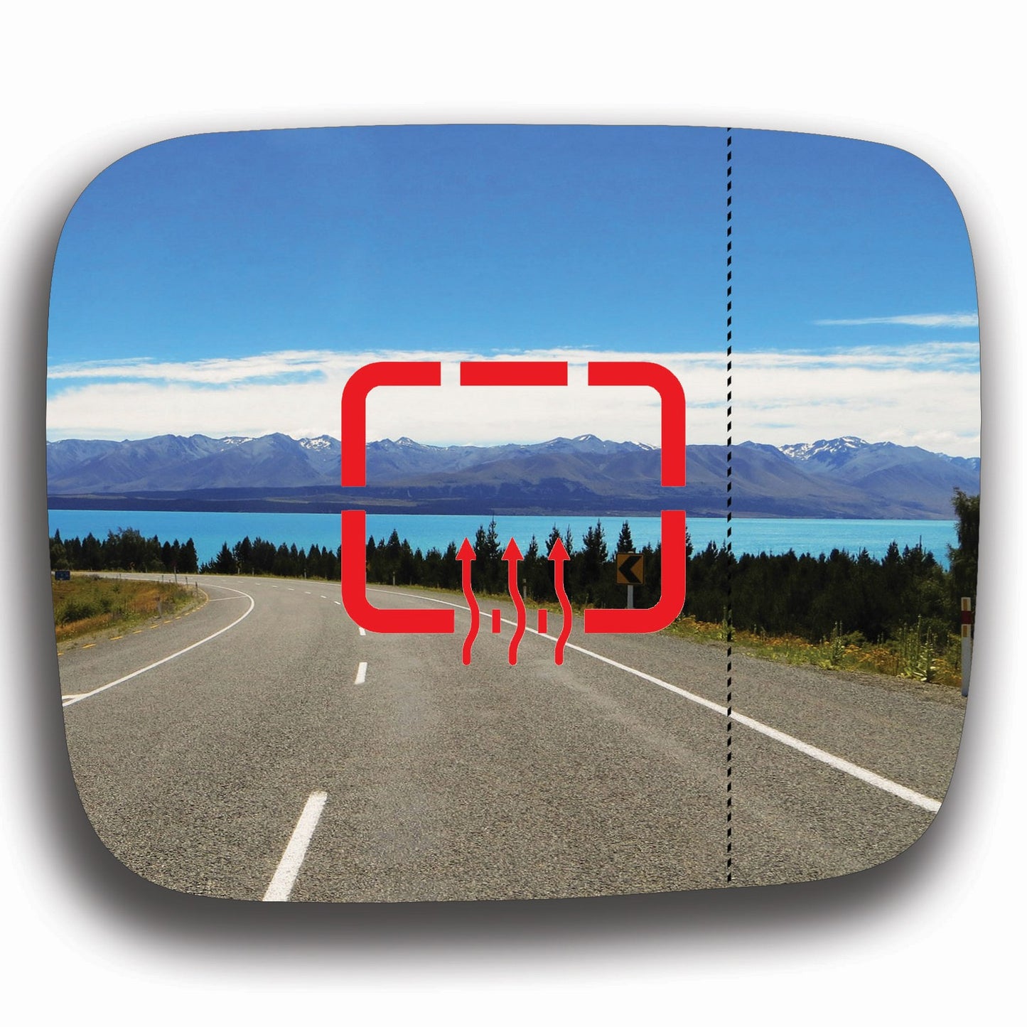 AGCP Spiegelglas Beheizt für Jeep Renegade 2014 - 2025