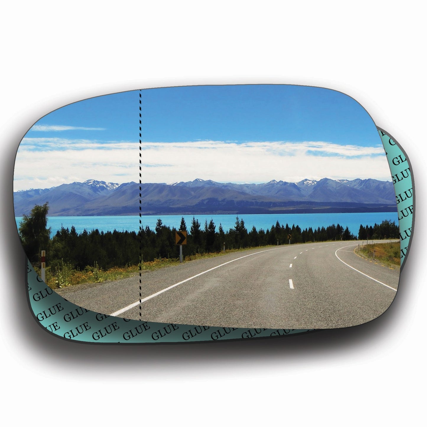 AGCP Spiegelglas für Lexus HS 250h 2009 - 2018