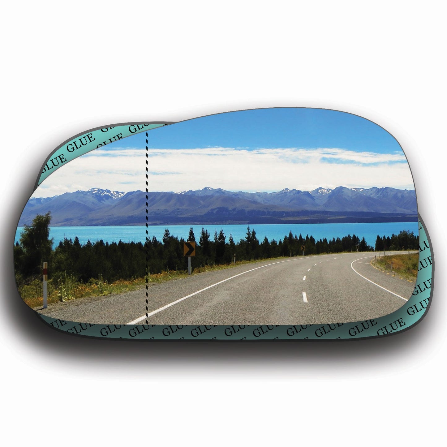 AGCP Spiegelglas für Kia Optima 2000 - 2005