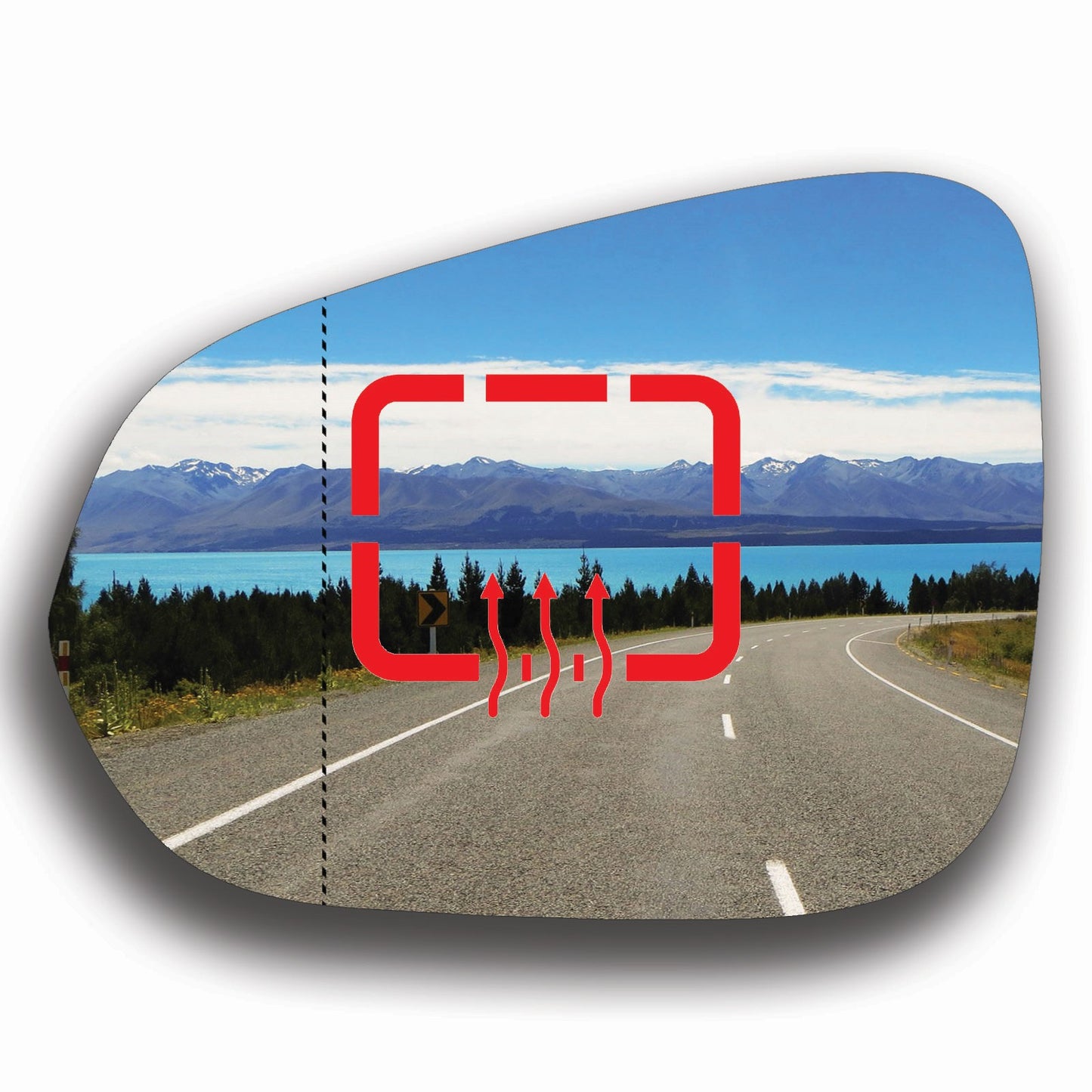 AGCP Spiegelglas Beheizt für Toyota Harrier 2020 - 2025