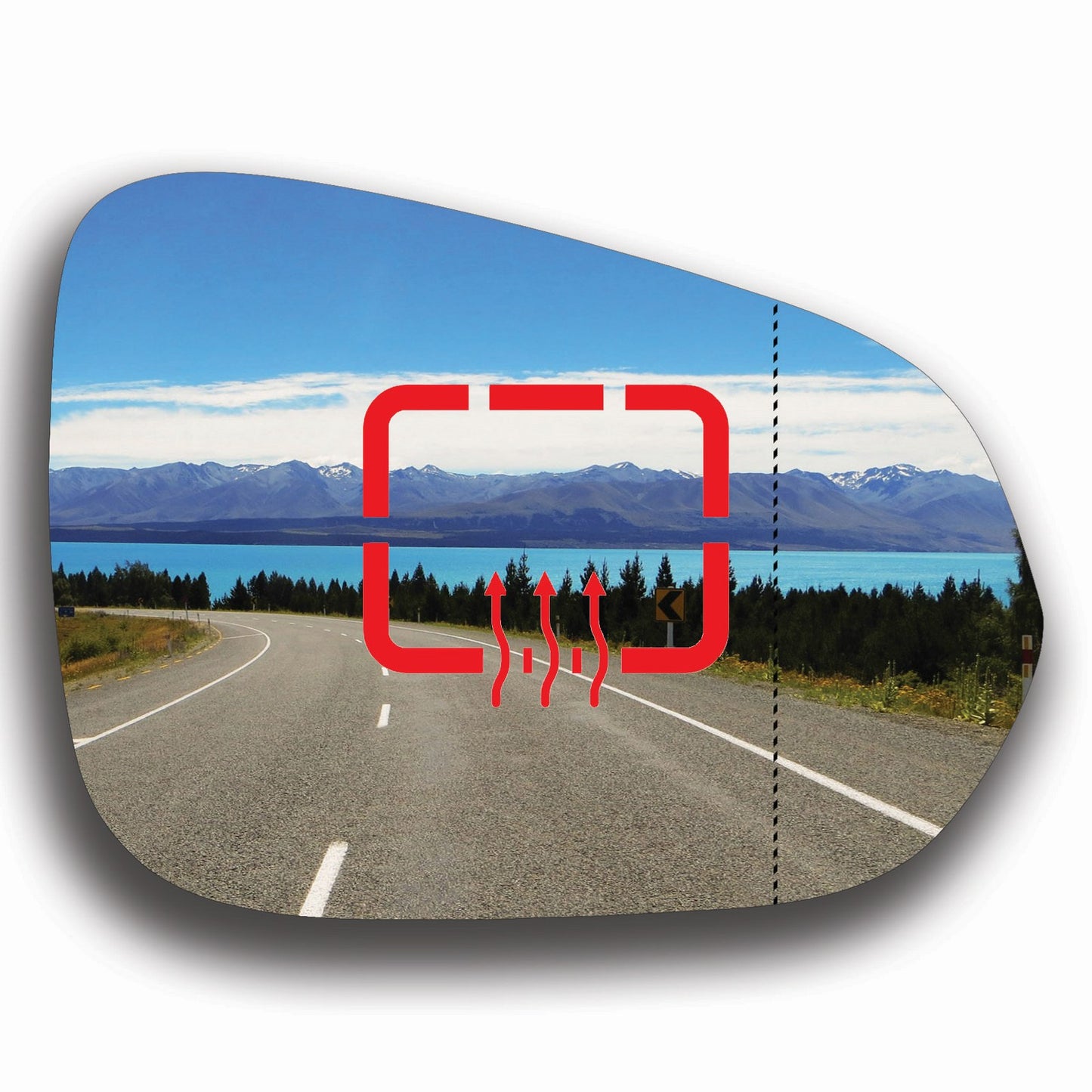 AGCP Spiegelglas Beheizt für Toyota Harrier 2020 - 2025