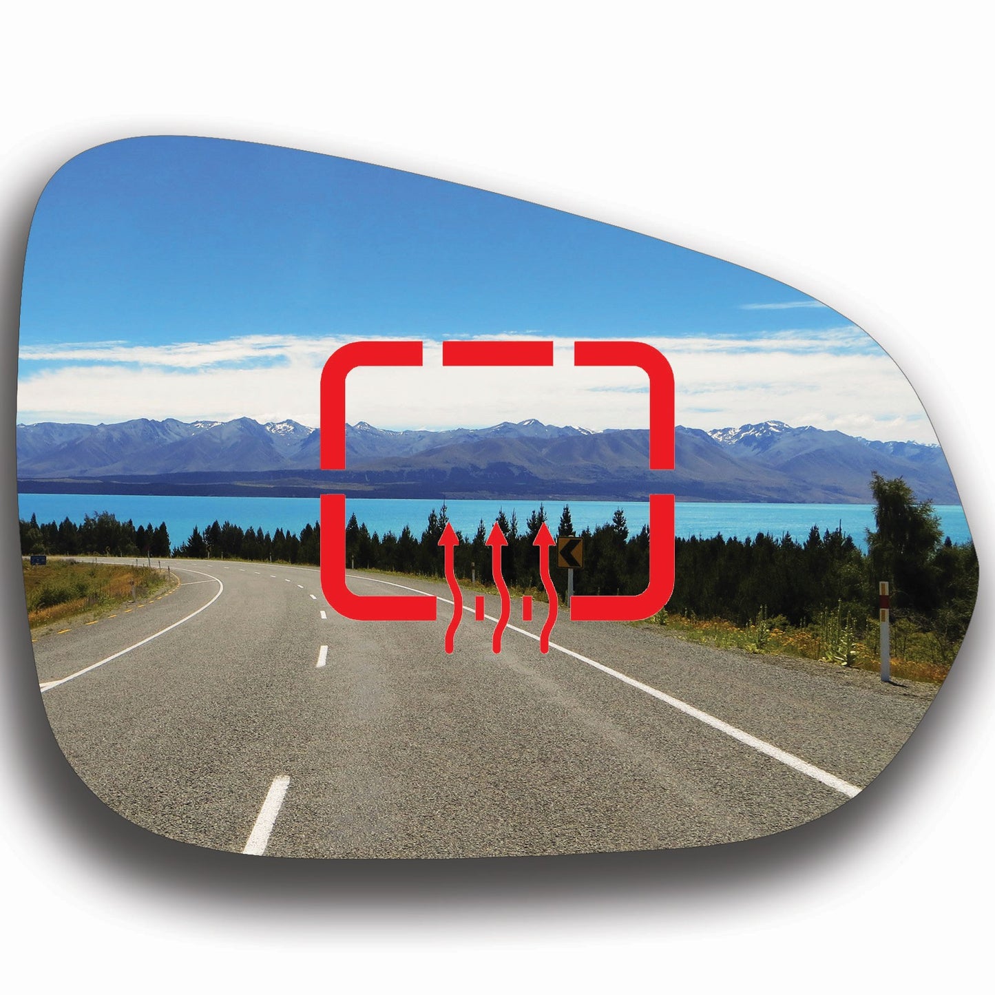 AGCP Spiegelglas Beheizt für Toyota Harrier 2020 - 2025