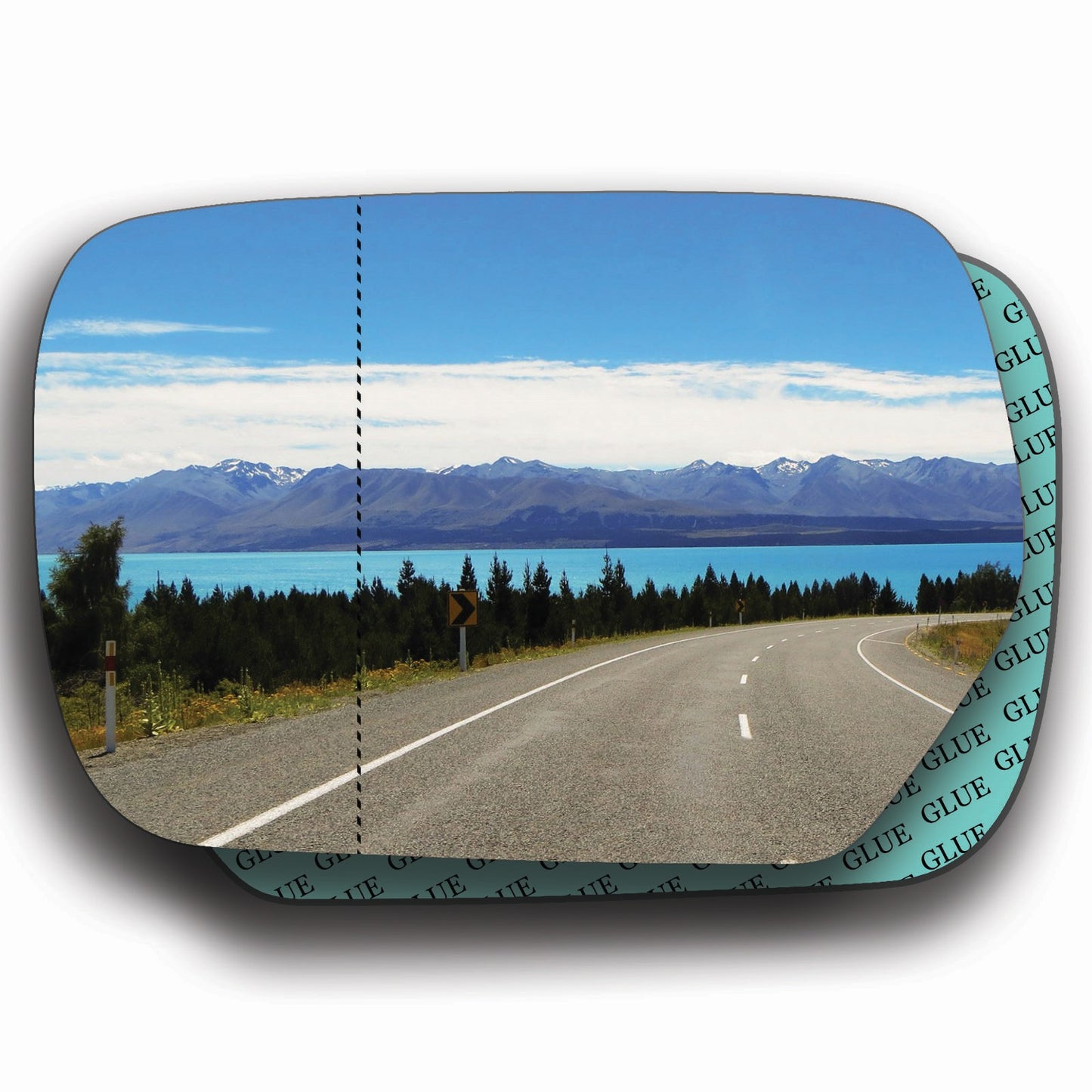 AGCP Spiegelglas für Mitsubishi Outlander 2001 - 2006