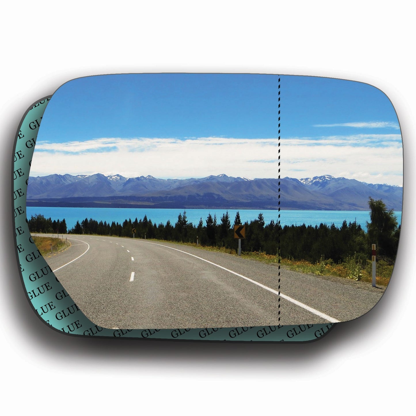 AGCP Spiegelglas für Mitsubishi Outlander 2001 - 2006