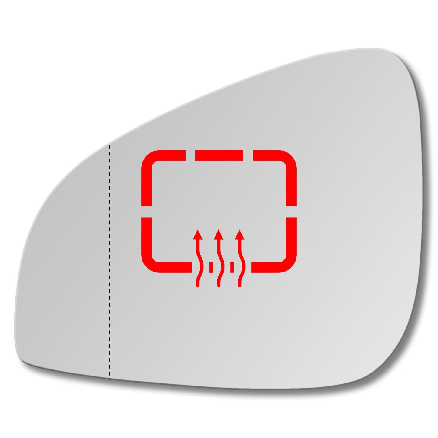 AGCP Spiegelglas Beheizt für Peugeot 407 2009 - 2010