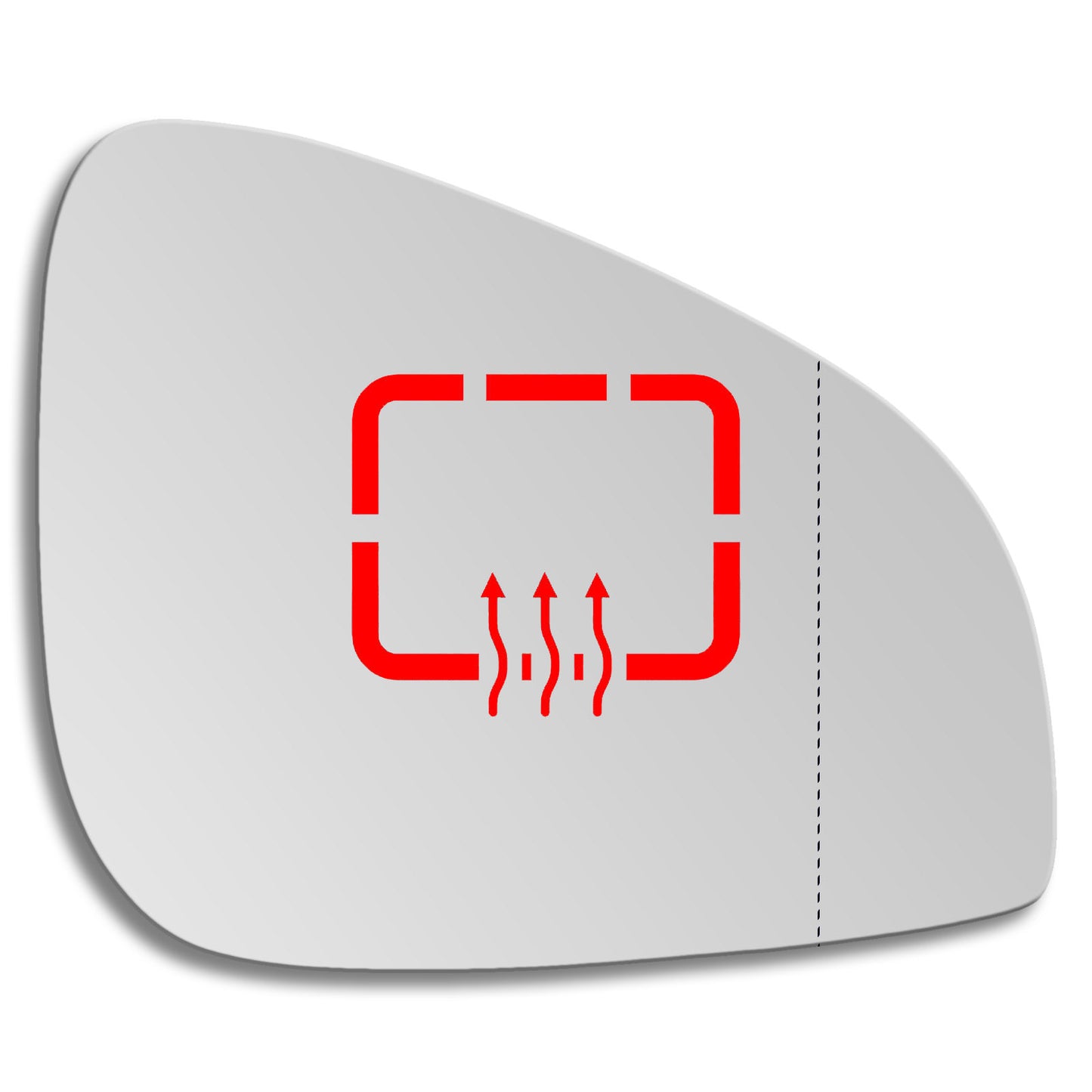 AGCP Spiegelglas Beheizt für Peugeot 407 2009 - 2010