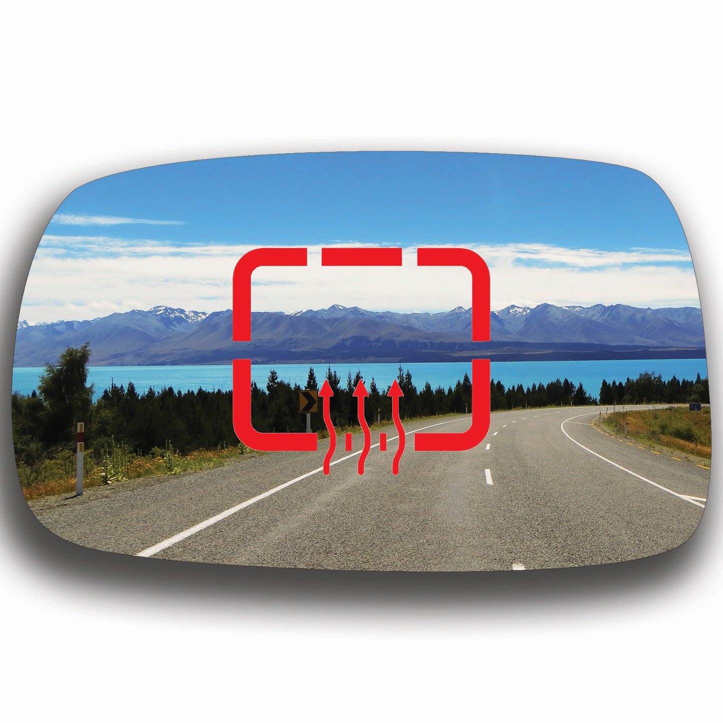 AGCP Spiegelglas Beheizt für Toyota Corolla 1997 - 2002