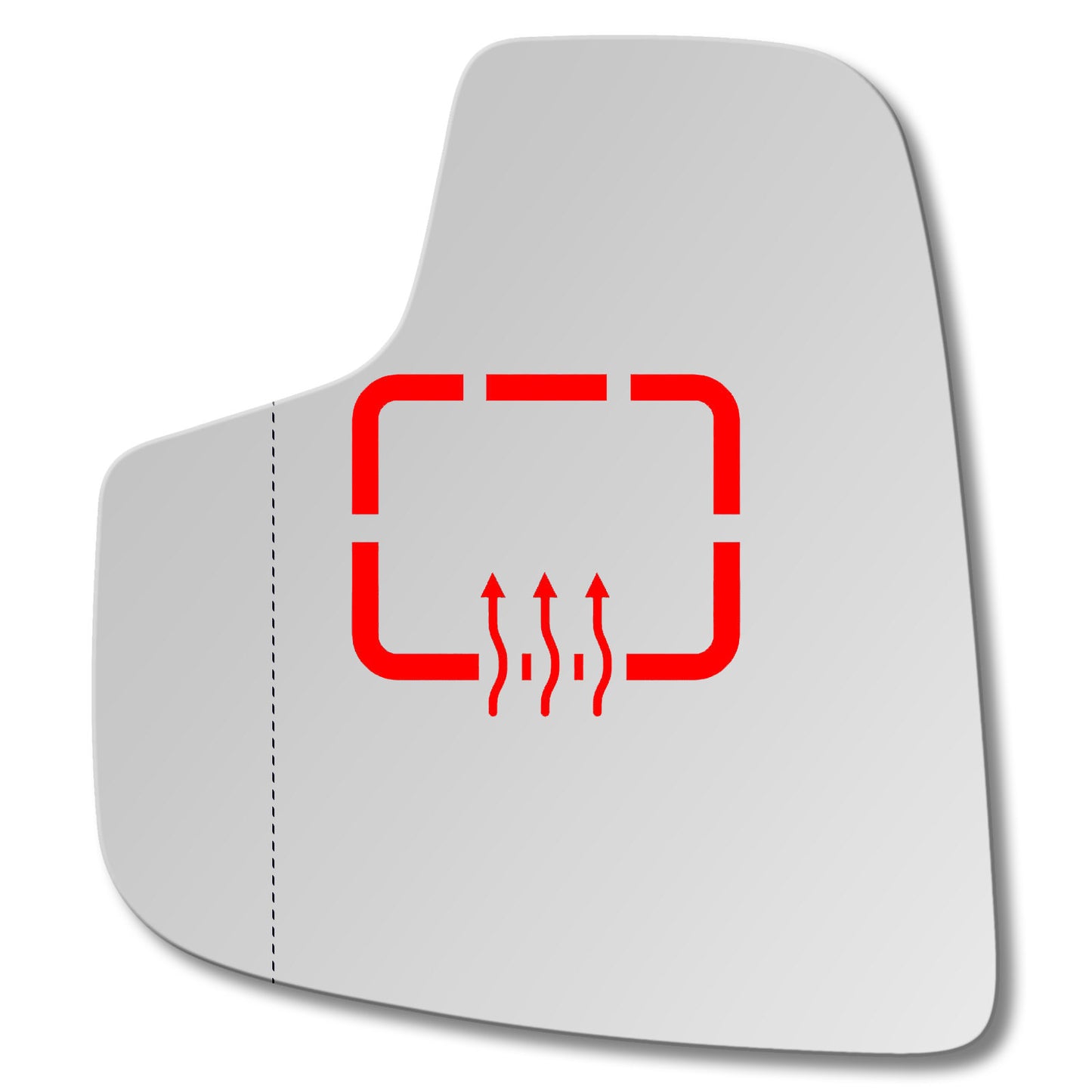 AGCP Spiegelglas Beheizt für Nissan NV200 2011 - 2021