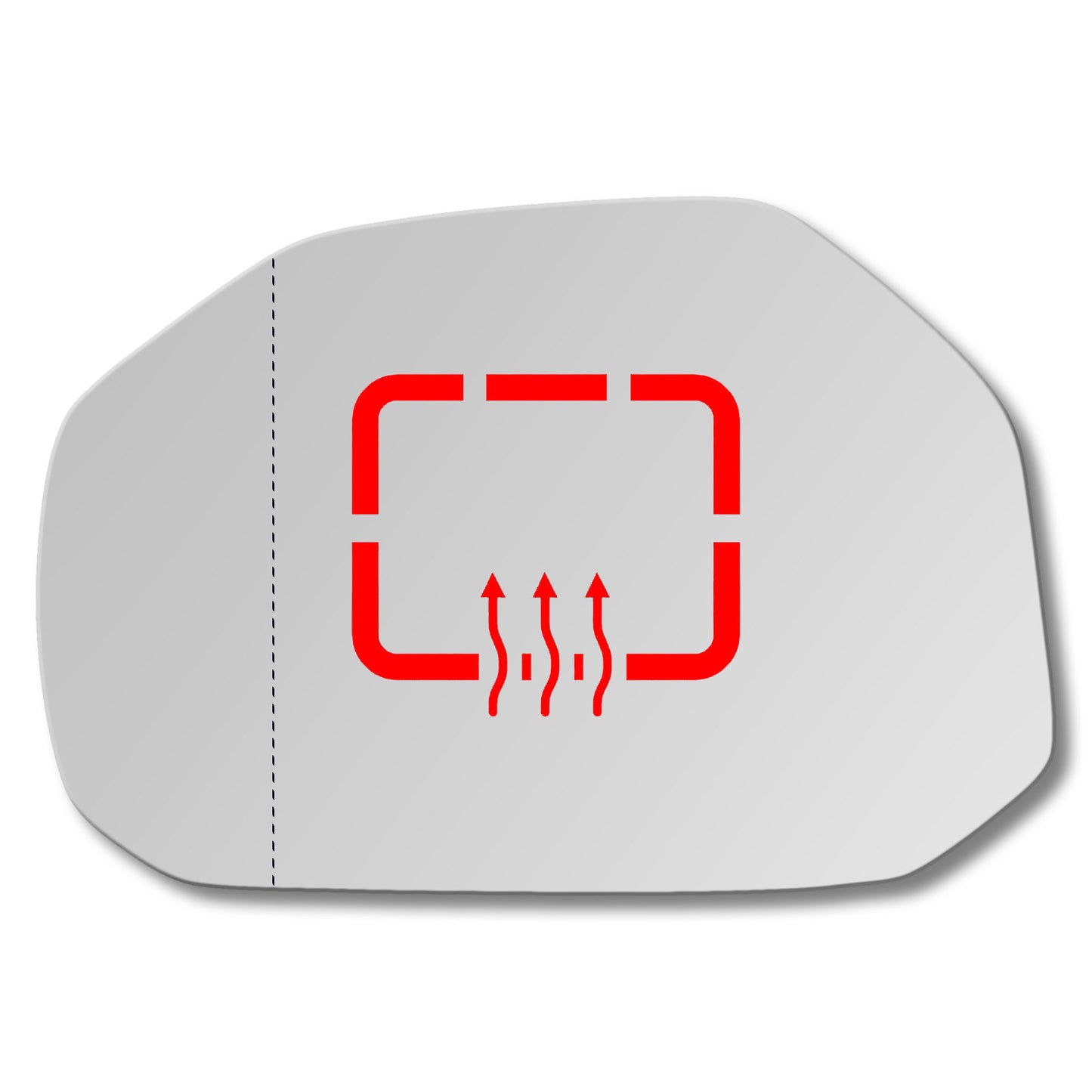 AGCP Spiegelglas Beheizt für Fiat Strada 2007 - 2013