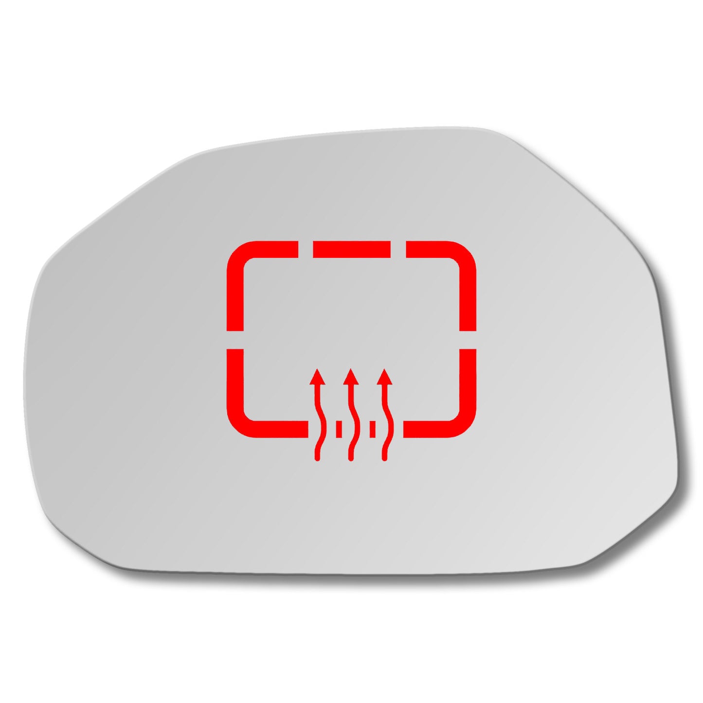 AGCP Spiegelglas Beheizt für Fiat Strada 2007 - 2013