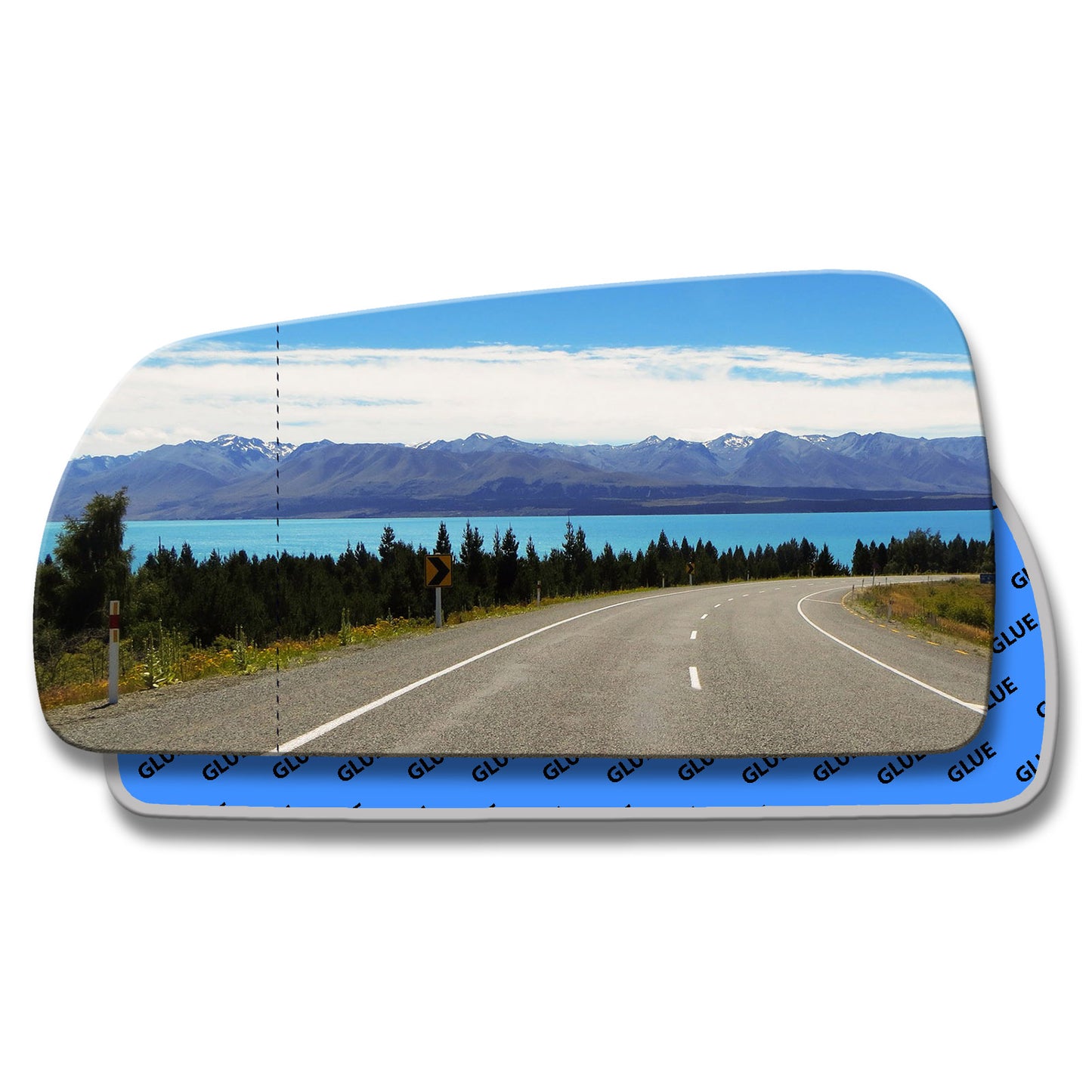 AGCP Spiegelglas für Cadillac STS 2004 - 2012