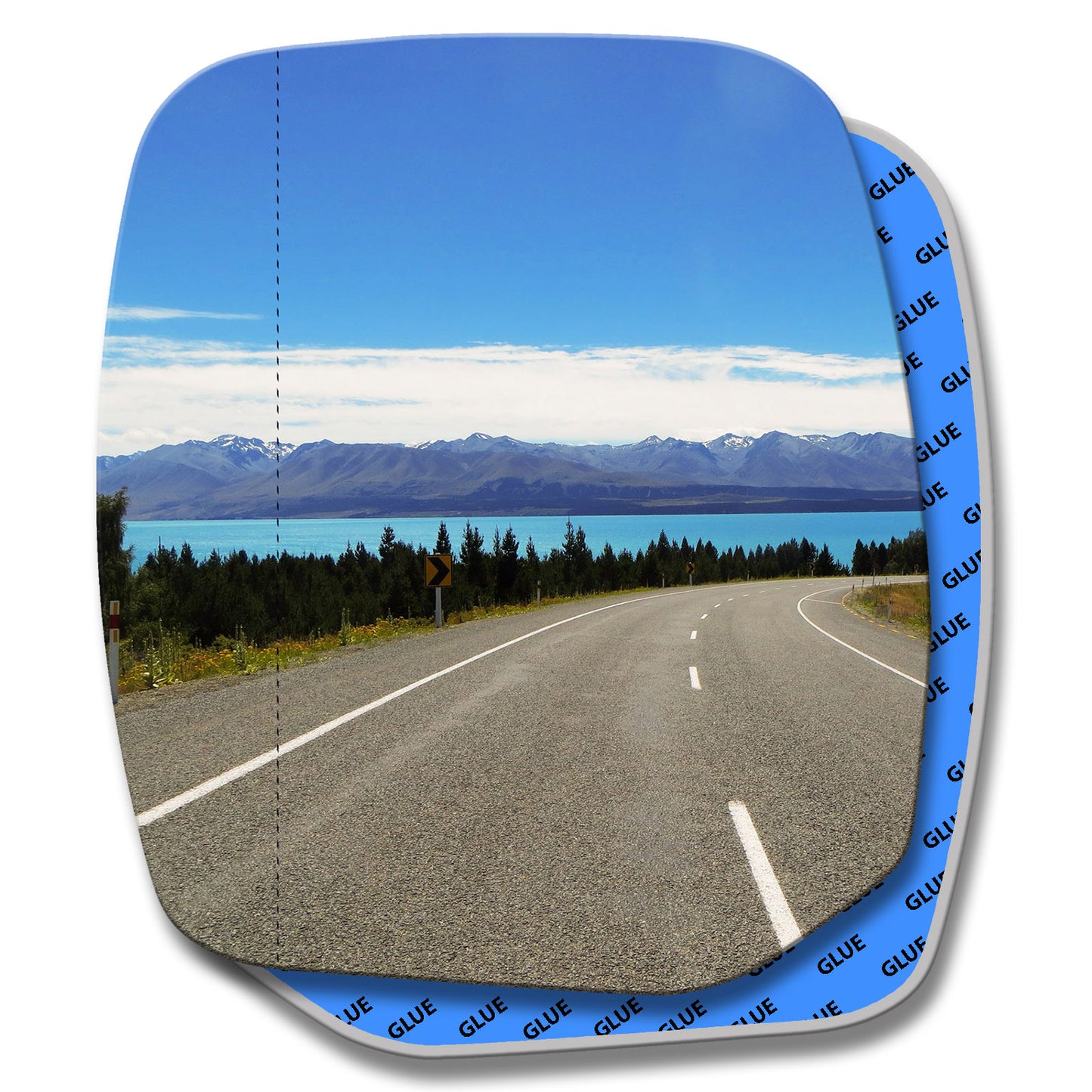 AGCP Spiegelglas für Nissan Elgrand 2010 - 2025