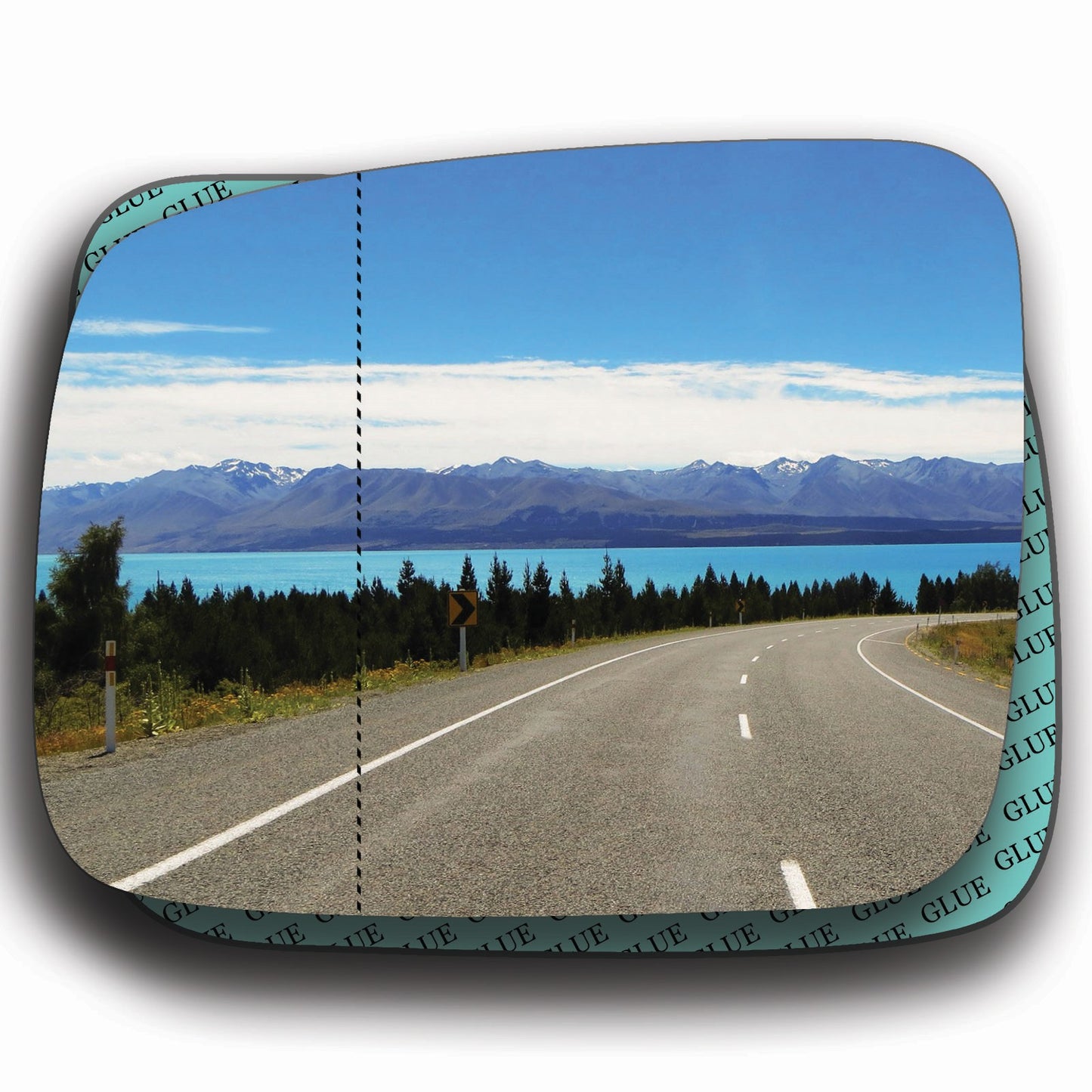 AGCP Spiegelglas für Volkswagen Transporter T4 Van 1990 - 2003