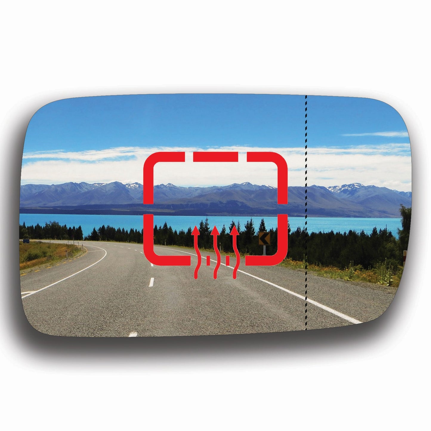 AGCP Spiegelglas Beheizt für BMW 3er E46 Coupe Cabrio 1999 - 2007