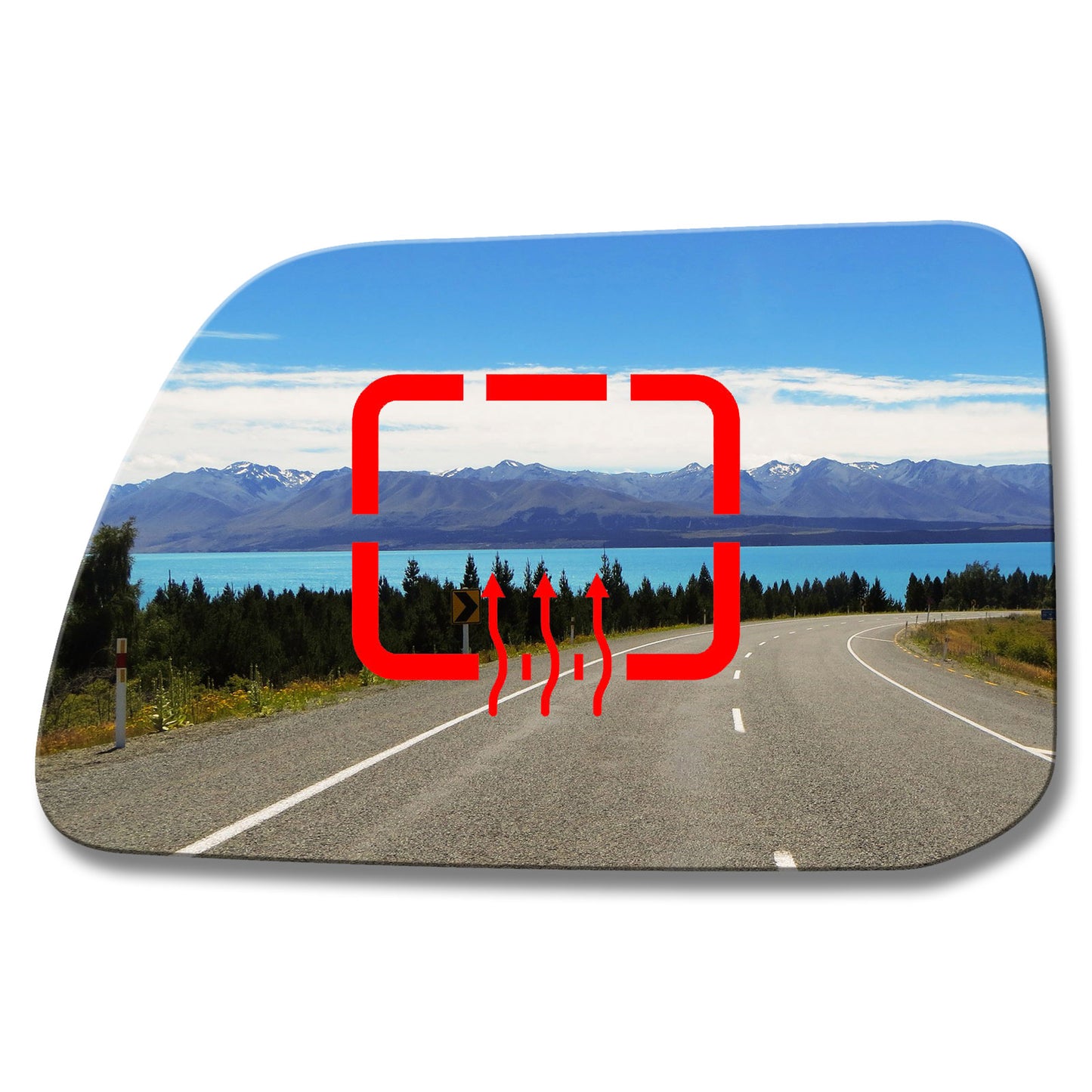 AGCP Spiegelglas Beheizt für Lincoln MKX 1 2011 - 2015