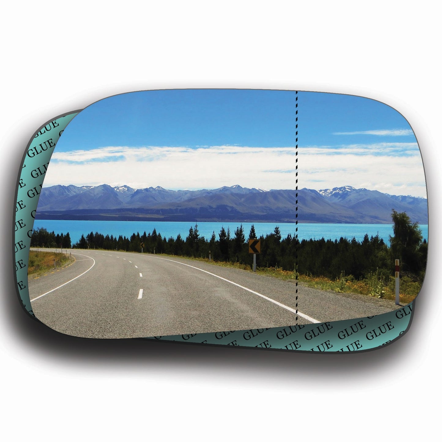 AGCP Spiegelglas für Pontiac Vibe 2003 - 2008
