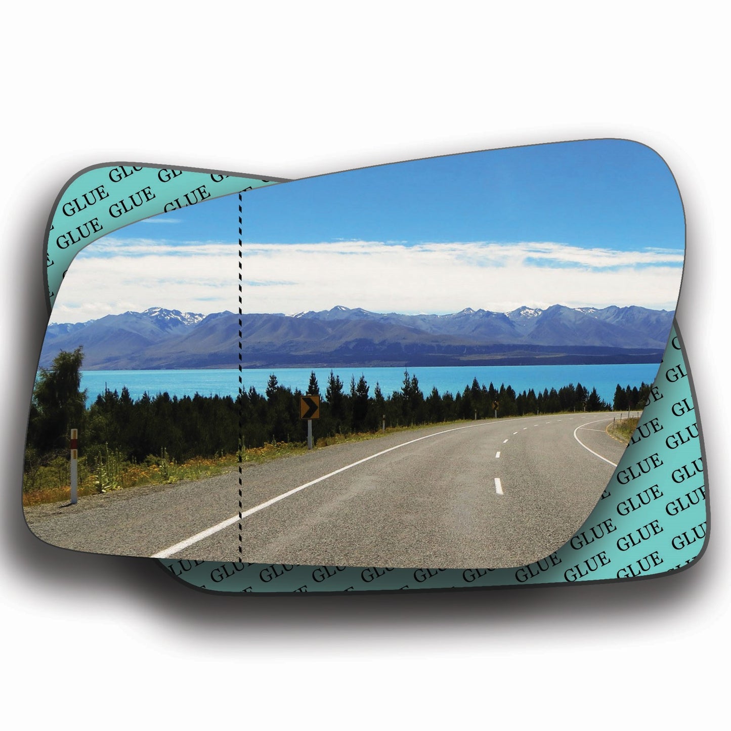 AGCP Spiegelglas für Ford Fusion 2005 - 2012