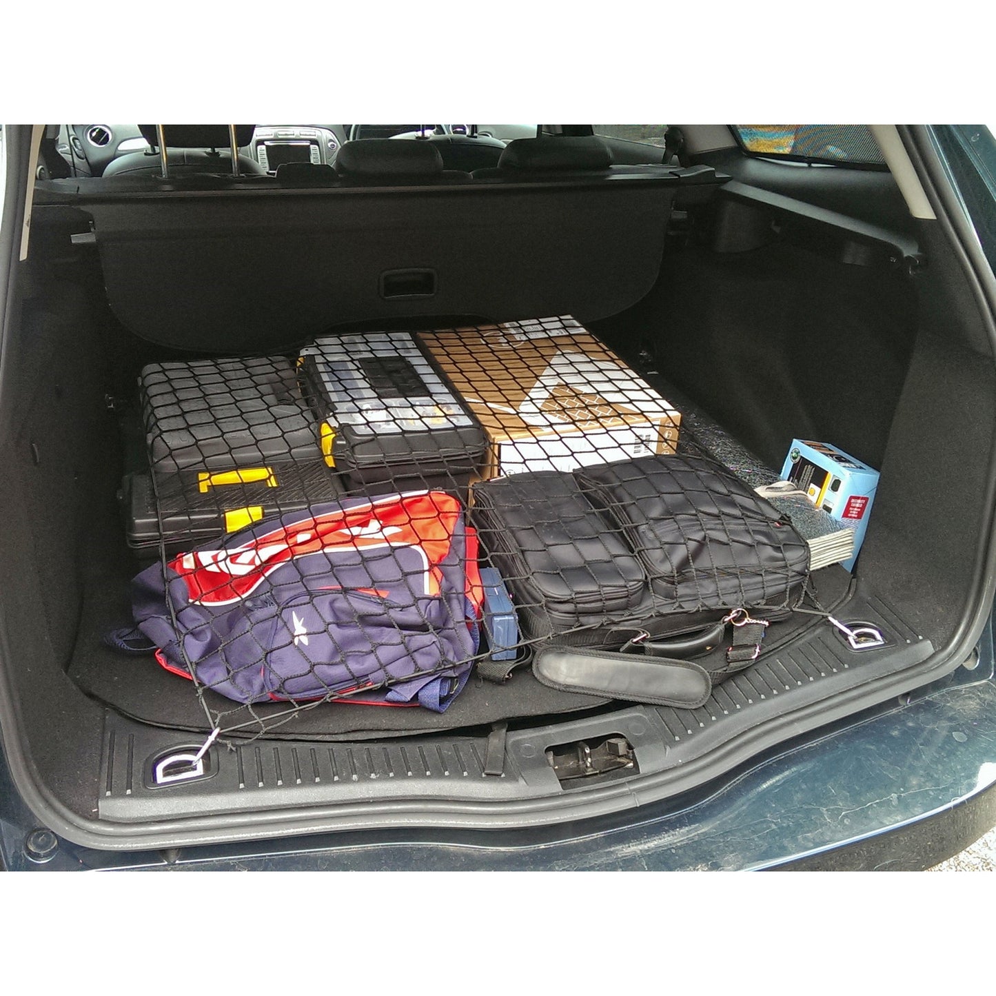 Autosiatki Kofferraumbodennetz Gepäcknetz für Ford Mondeo Turnier 2007 - 2014