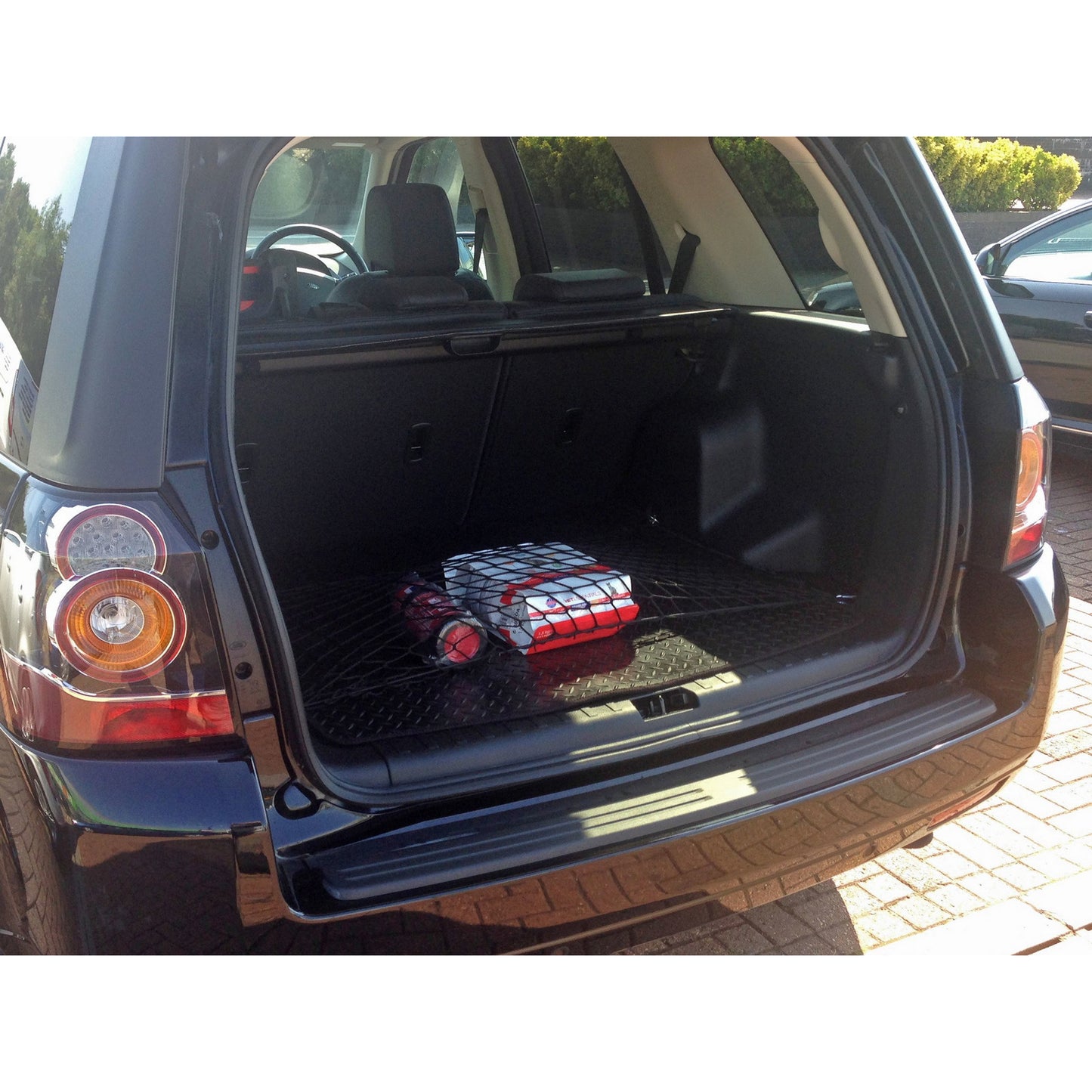 Autosiatki Kofferraumbodennetz Gepäcknetz für Land Rover Freelander 2006 - 2014
