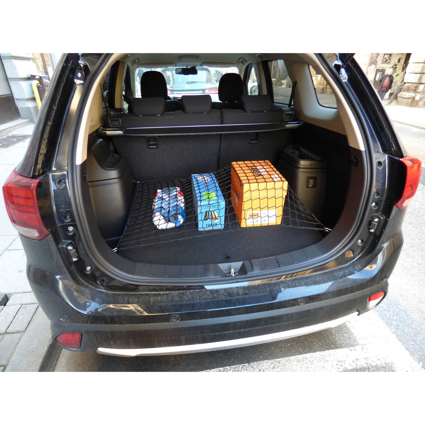 Autosiatki Kofferraumbodennetz Gepäcknetz für Mitsubishi Outlander 2012 - 2021