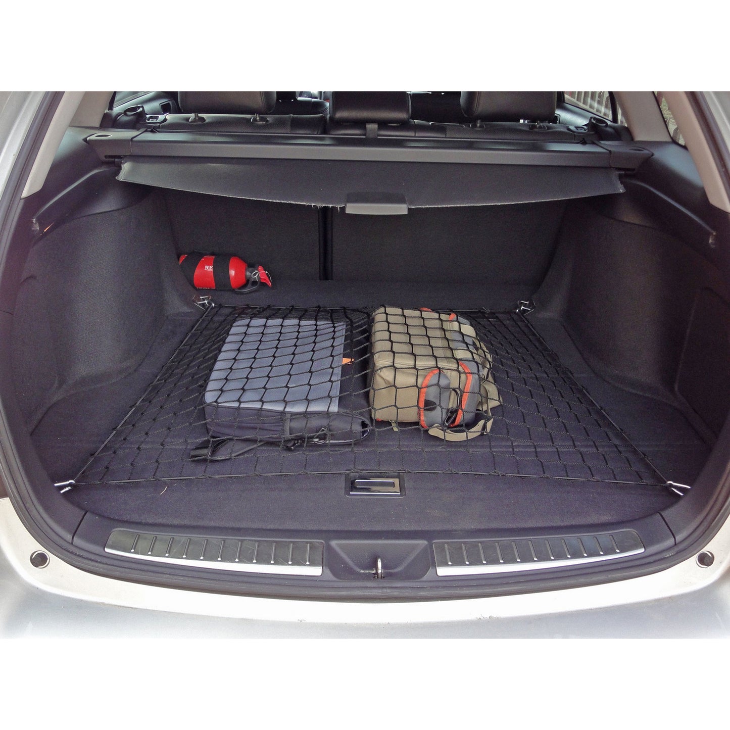 Autosiatki Kofferraumbodennetz Gepäcknetz für Toyota Avensis T25 Combi 2003 - 2009