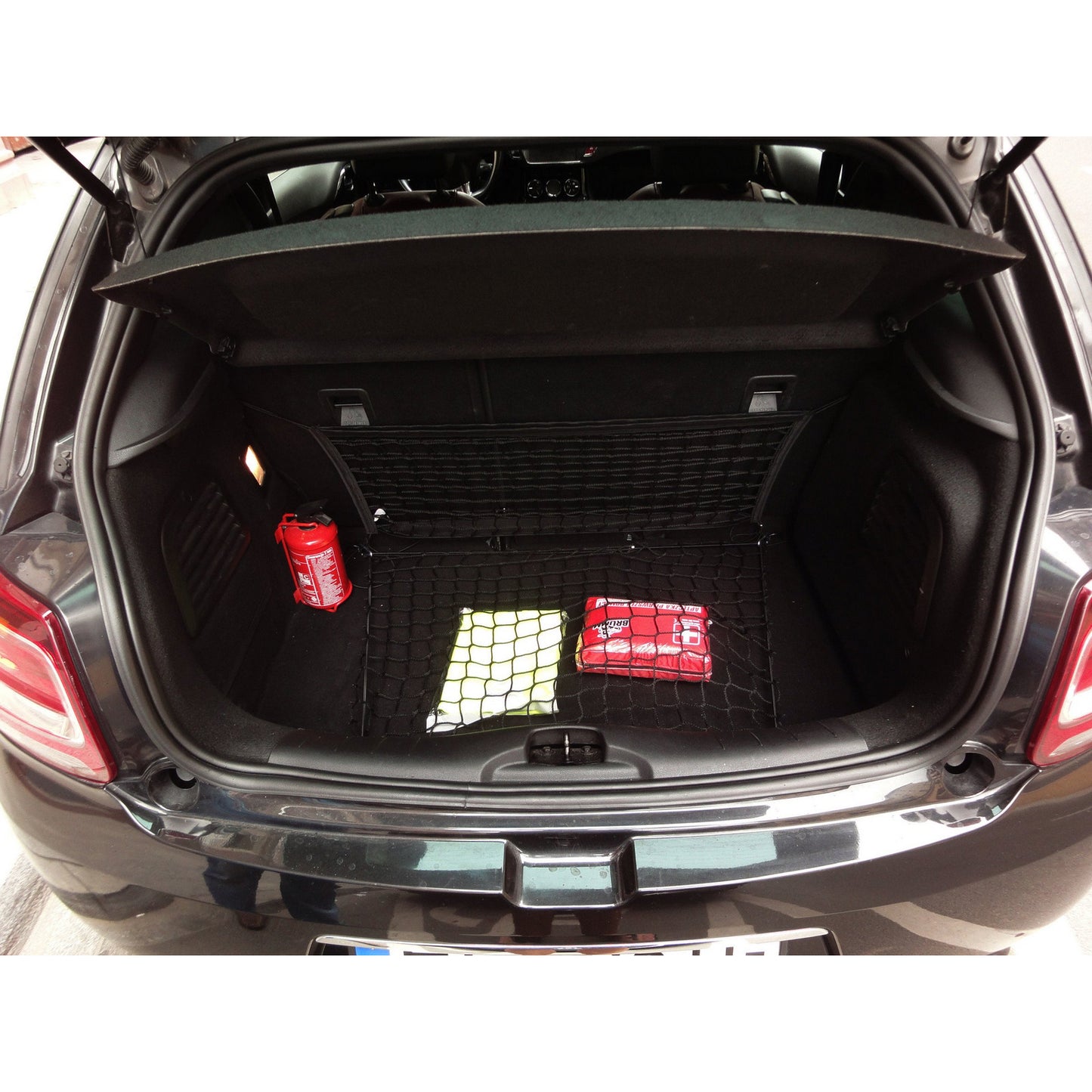 Autosiatki Kofferraumbodennetz Gepäcknetz für Citroen DS3 2009 - 2016