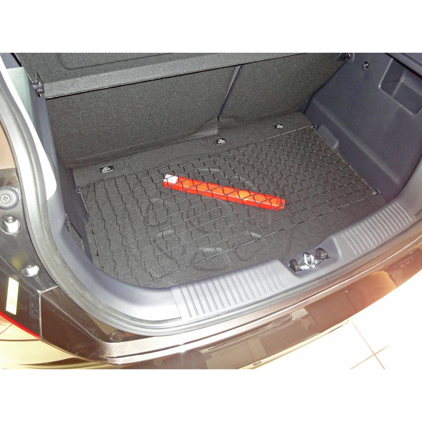 Autosiatki Kofferraumbodennetz Gepäcknetz für Kia Rio Fünftürer 2011 - 2017