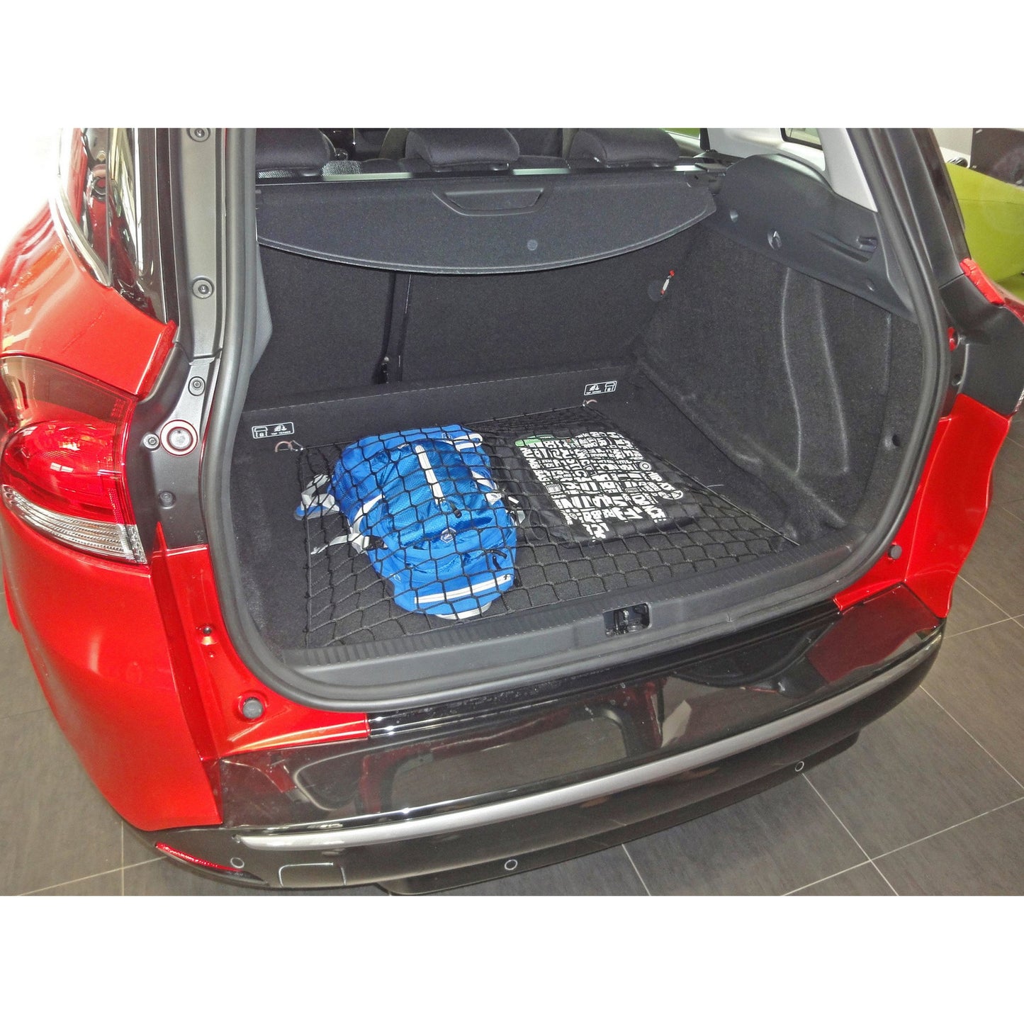 Autosiatki Kofferraumbodennetz Gepäcknetz für Renault Clio 4 Grandtour 2012 - 2019
