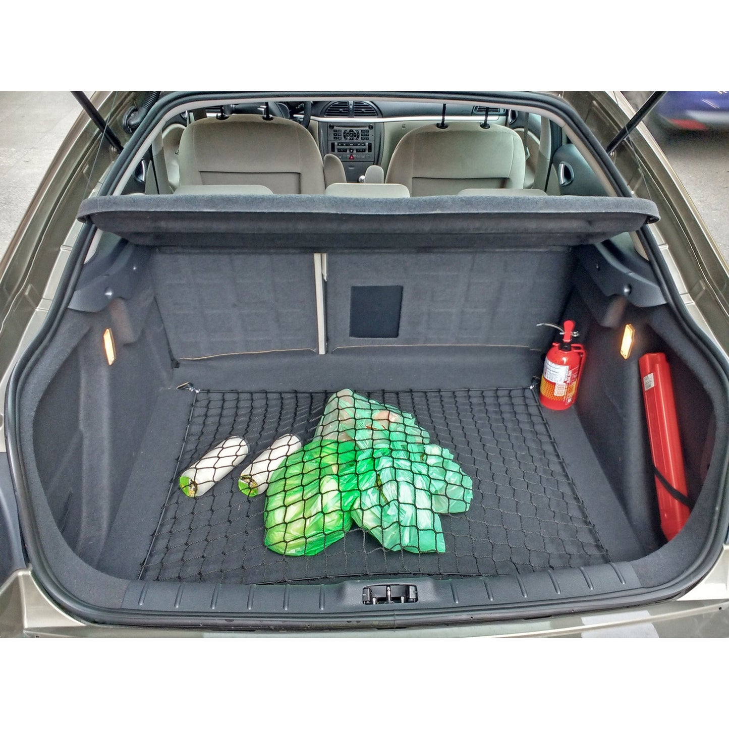 Autosiatki Kofferraumbodennetz Gepäcknetz für Citroen C5 Schrägheck 2000 - 2008