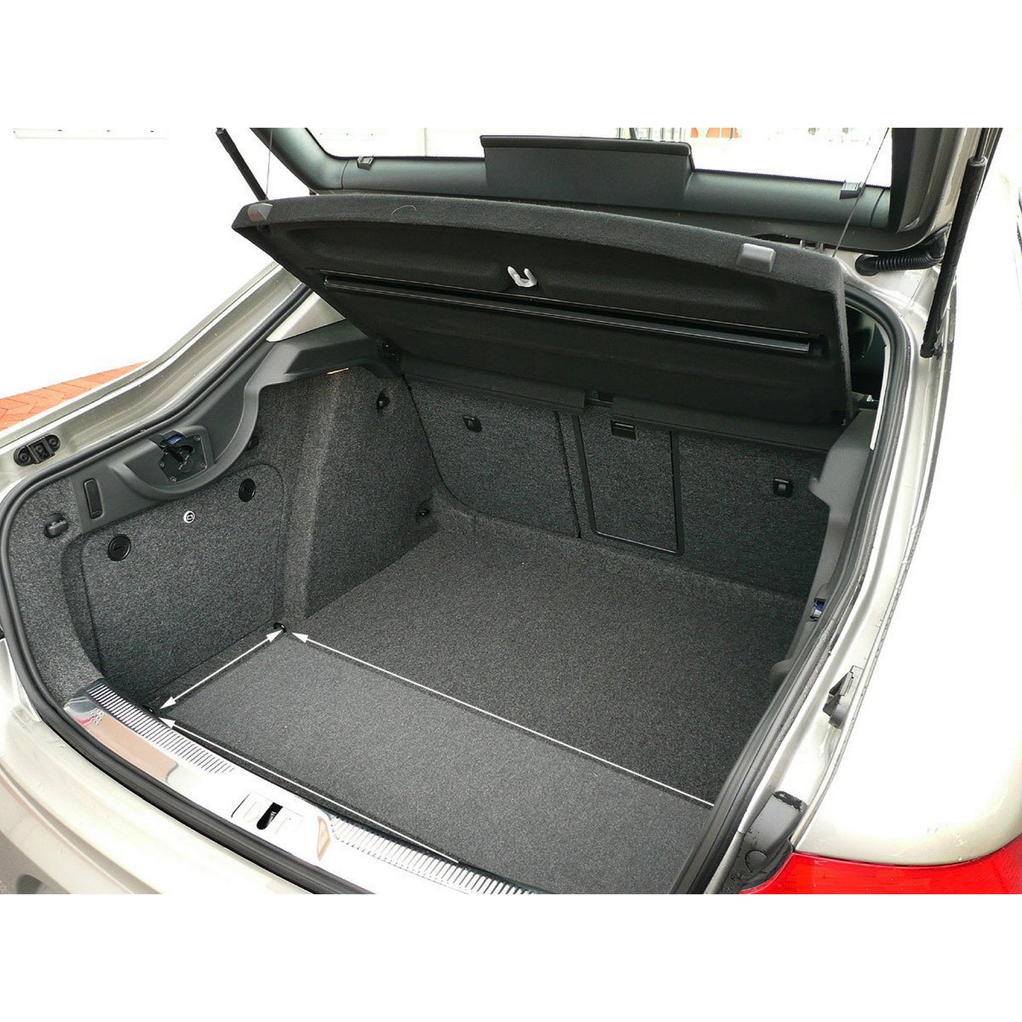 Autosiatki Kofferraumbodennetz Gepäcknetz für Skoda Superb 2 Limousine 2008 - 2015