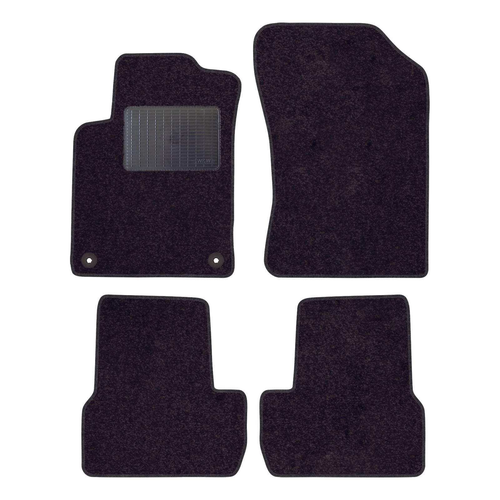 für AGCP - Passform 2016 Autoteppiche 2009 DS3 Set Citroen Fußmatten –