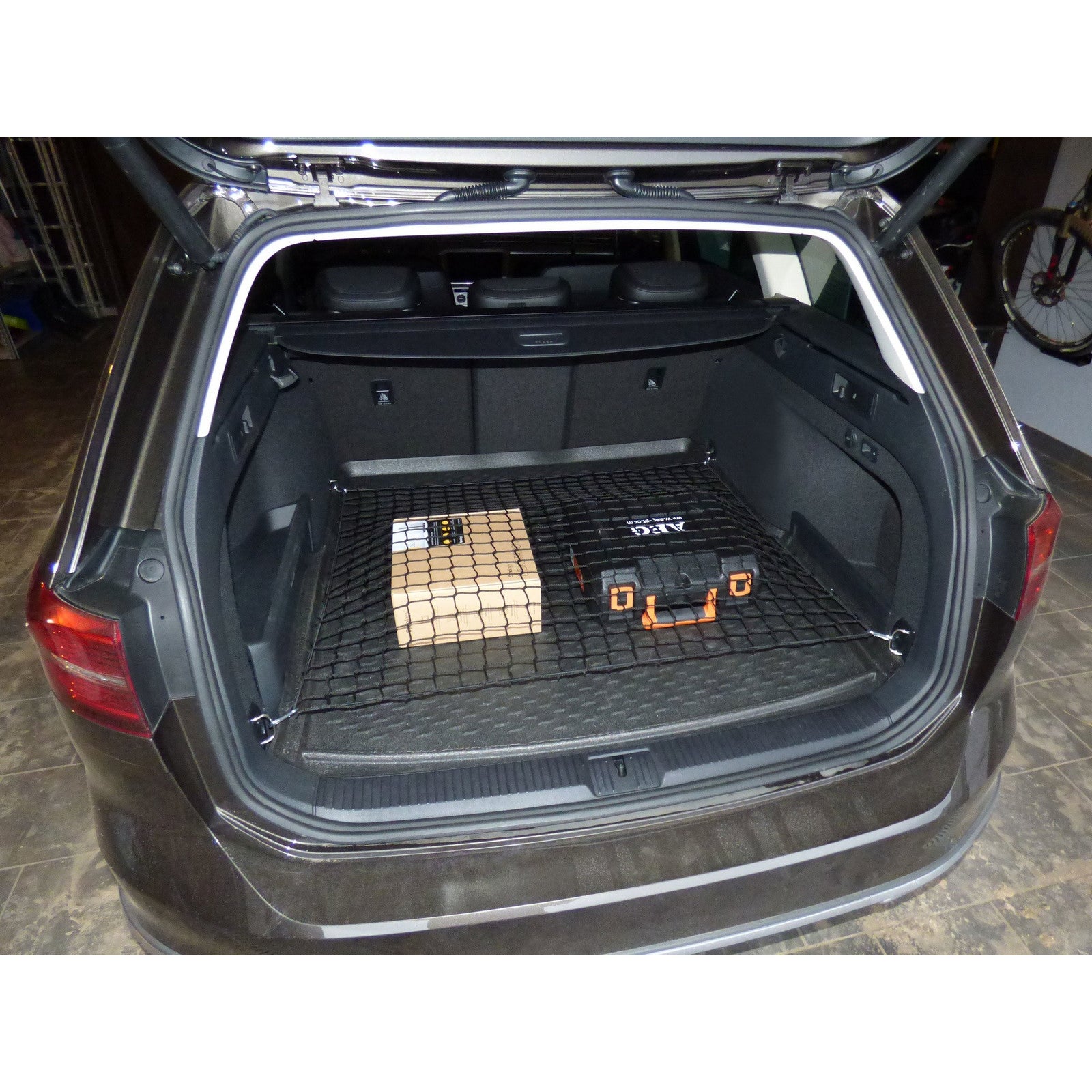 Autosiatki Kofferraumbodennetz Netz Gepäcknetz für Volkswagen Passat B –